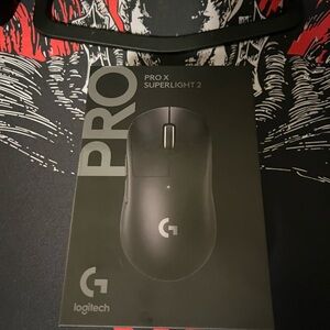 Logitech Pro X Superlight 2 Wireless Gaming Mouse - Black